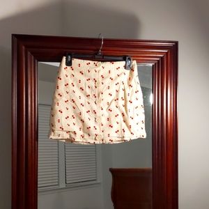 Cherry mini skirt